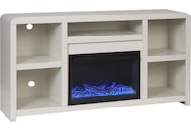 troy white fireplace insert   