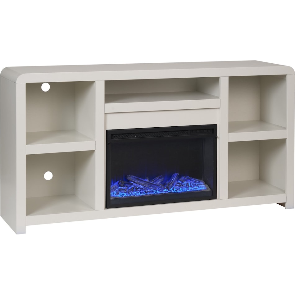 troy white fireplace insert   