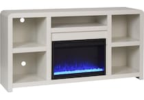 troy white fireplace insert   