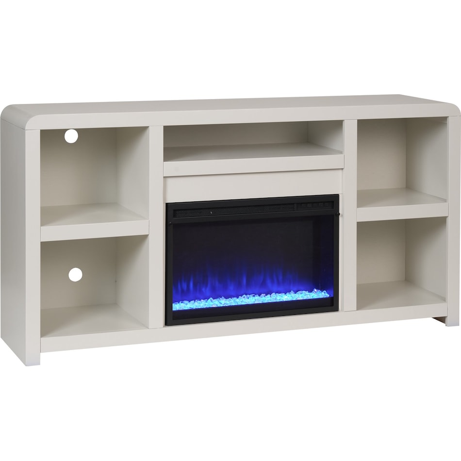 troy white fireplace insert   