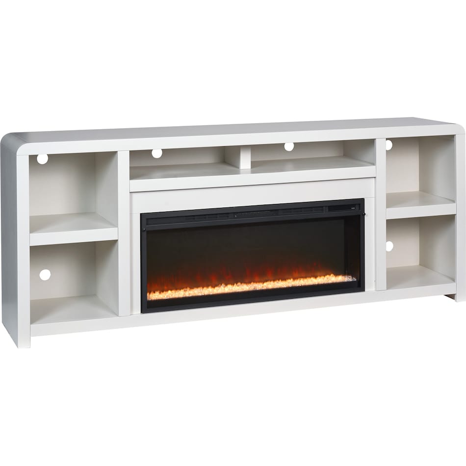 troy white fireplace insert   