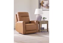 tryanny brown power leather recliner   