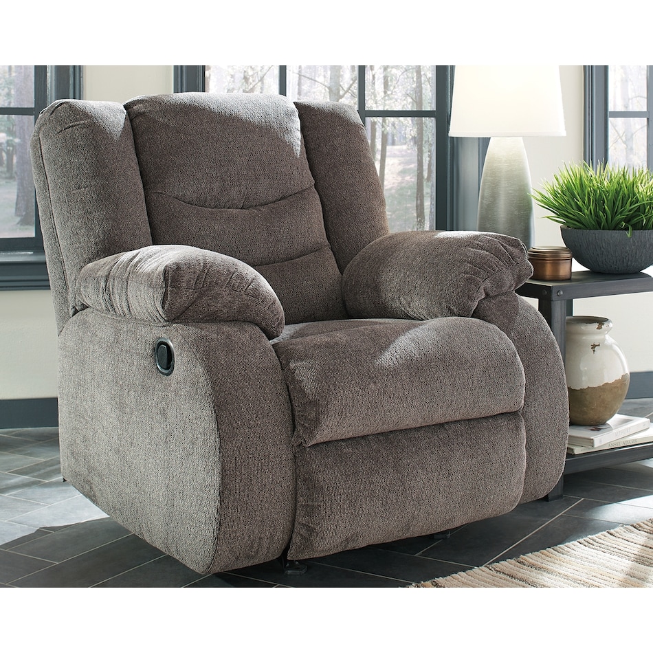 tulen grey recliner   