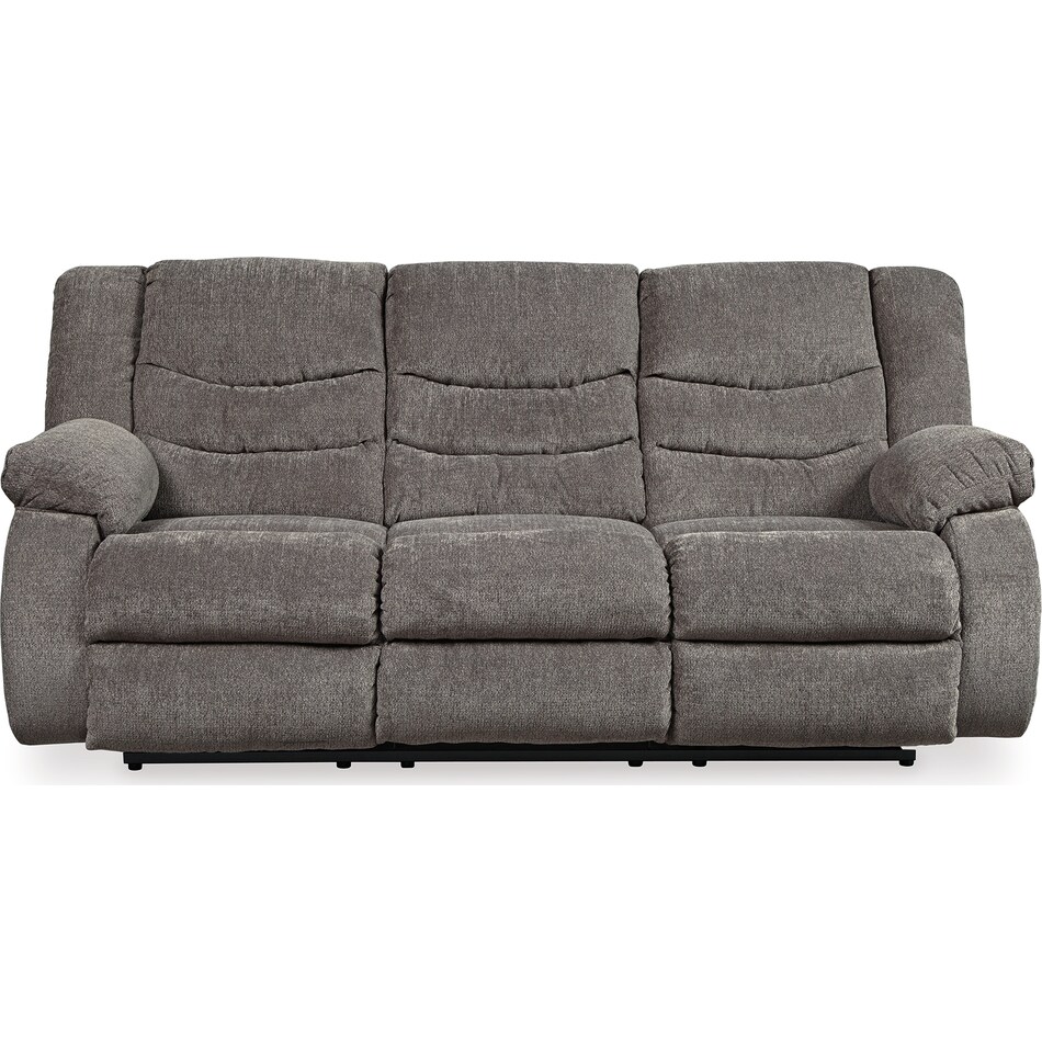 tulen grey reclining sofa   