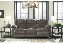 tulen grey reclining sofa   