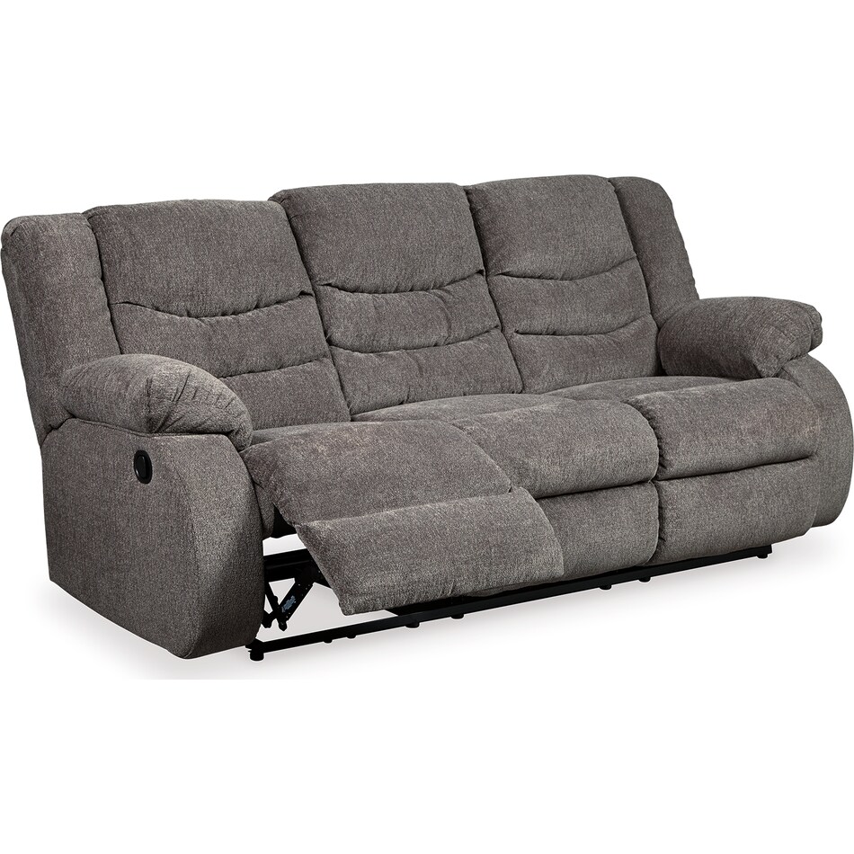 tulen grey reclining sofa   
