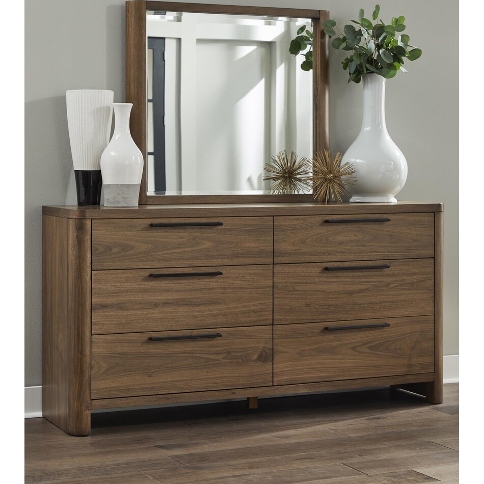tulsi medium brown dresser   