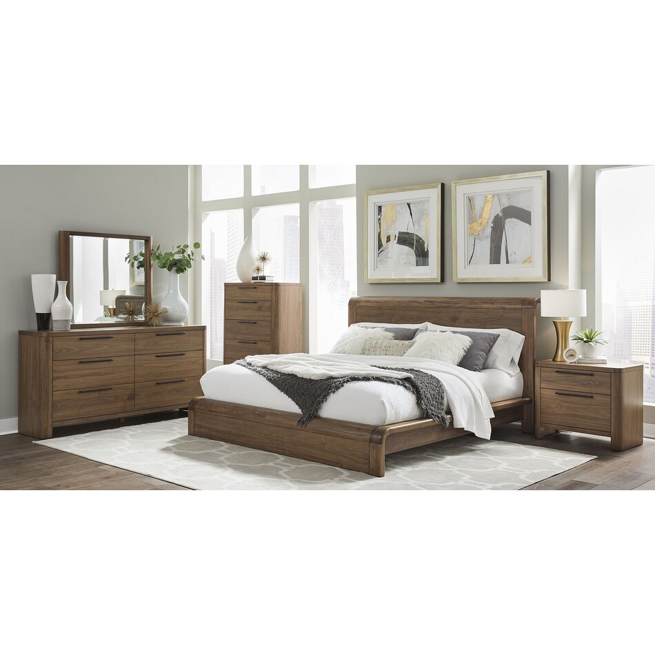 tulsi medium brown dresser   