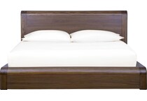 tulsi medium brown king headboard   