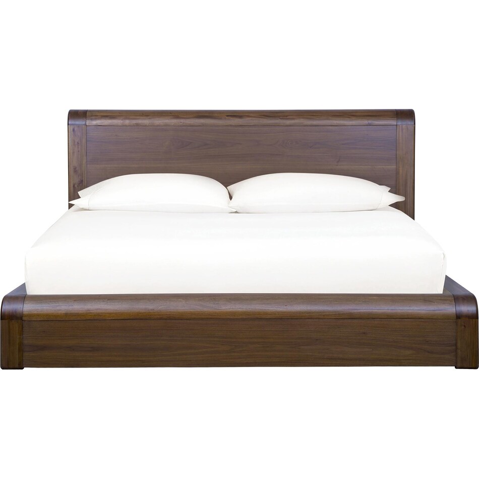 tulsi medium brown king headboard   