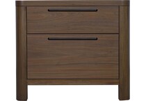 tulsi medium brown nightstand   