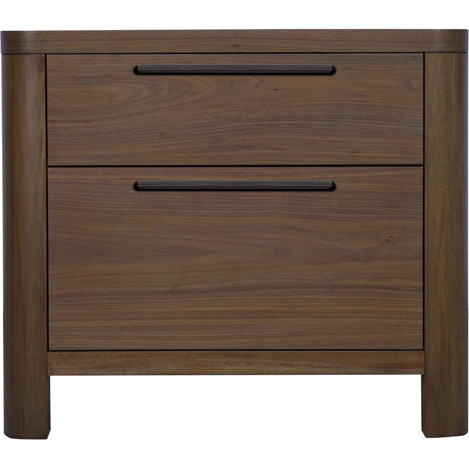 tulsi medium brown nightstand   