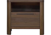 tulsi medium brown nightstand   