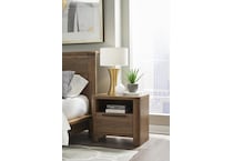 tulsi medium brown nightstand   