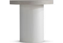 turo natural fossil end table   