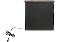 tyler creek black brown cocktail table   