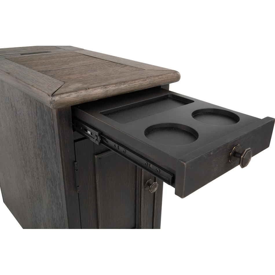 tyler creek black brown cocktail table   