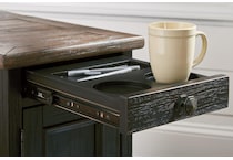 tyler creek black brown cocktail table   