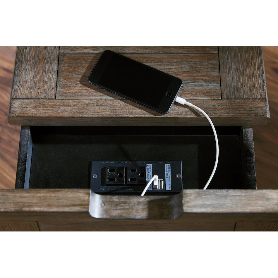 tyler creek black brown cocktail table   