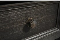 tyler creek black brown end table   