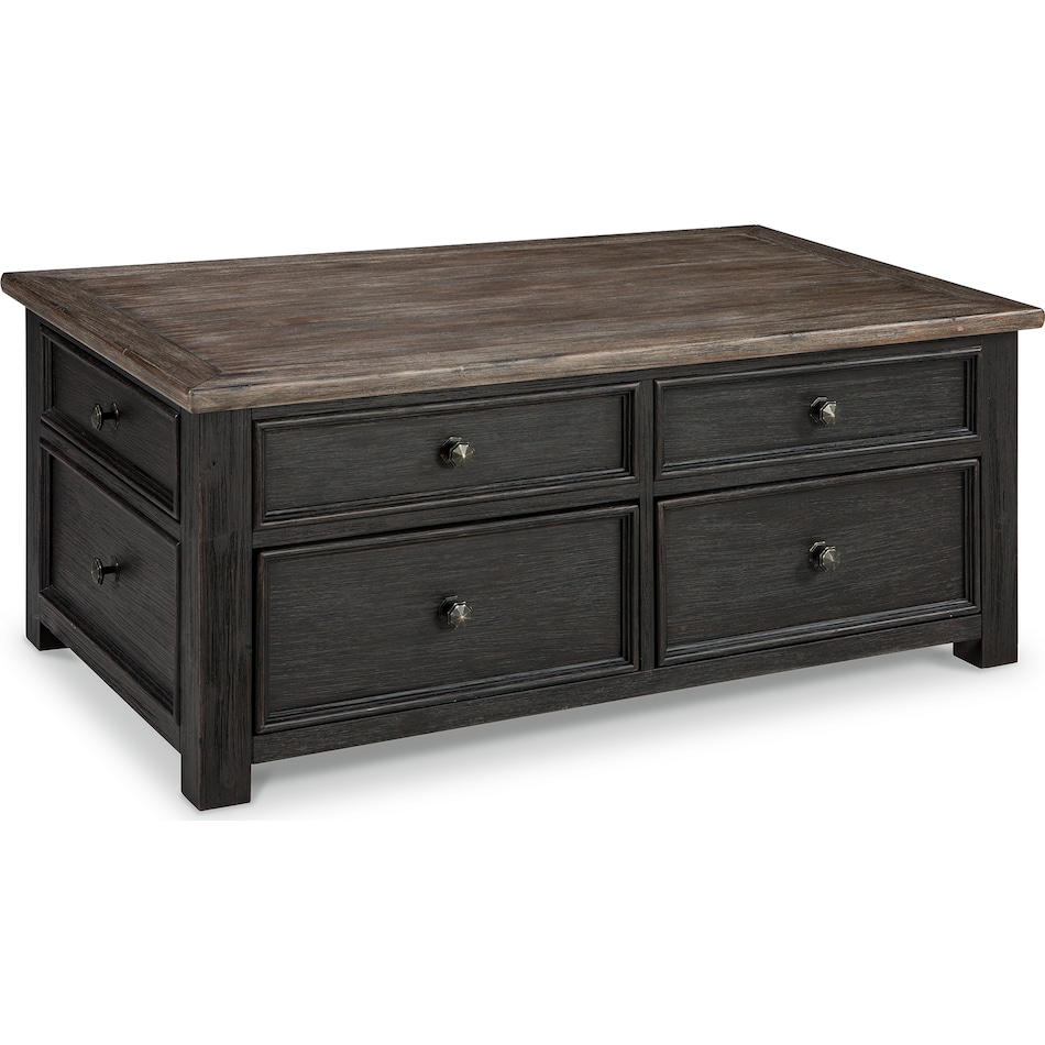 tyler creek black brown end table   