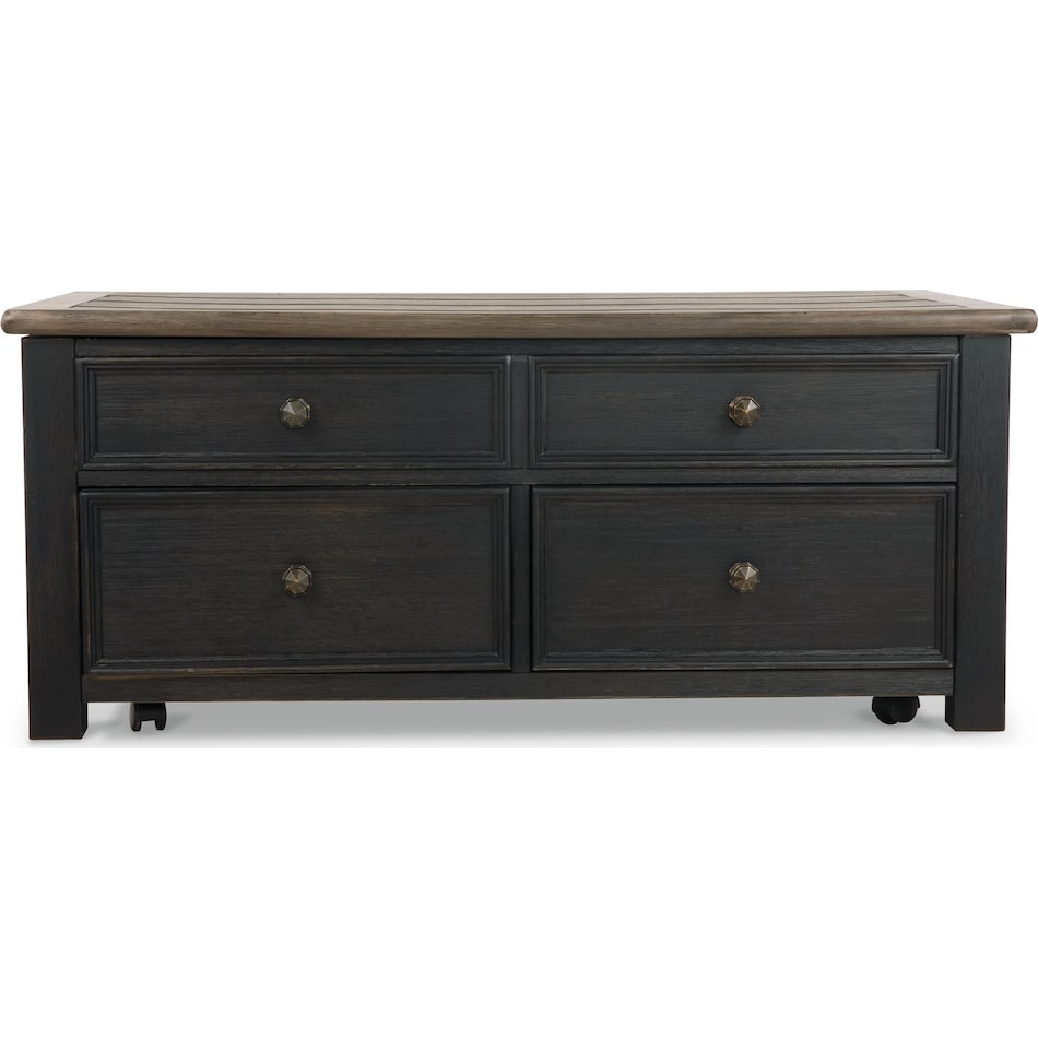 tyler creek black brown end table   