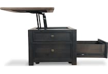 tyler creek black brown end table   