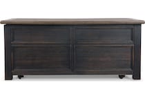 tyler creek black brown end table   