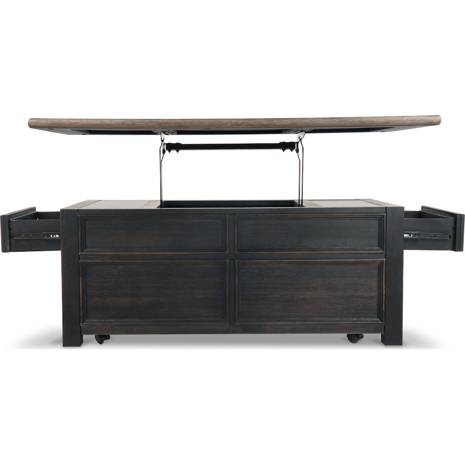 tyler creek black brown end table   