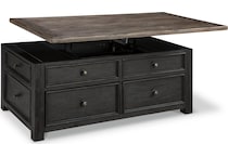tyler creek black brown end table   