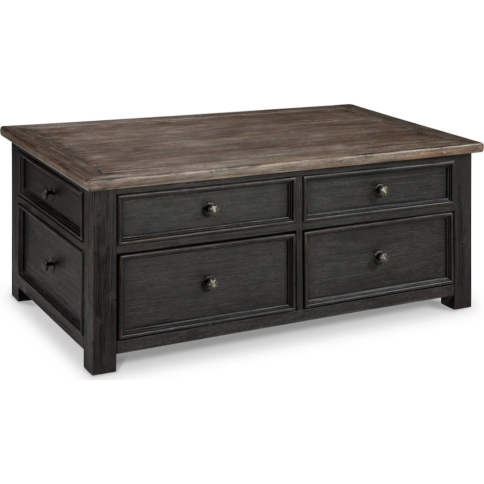 tyler creek black brown end table   