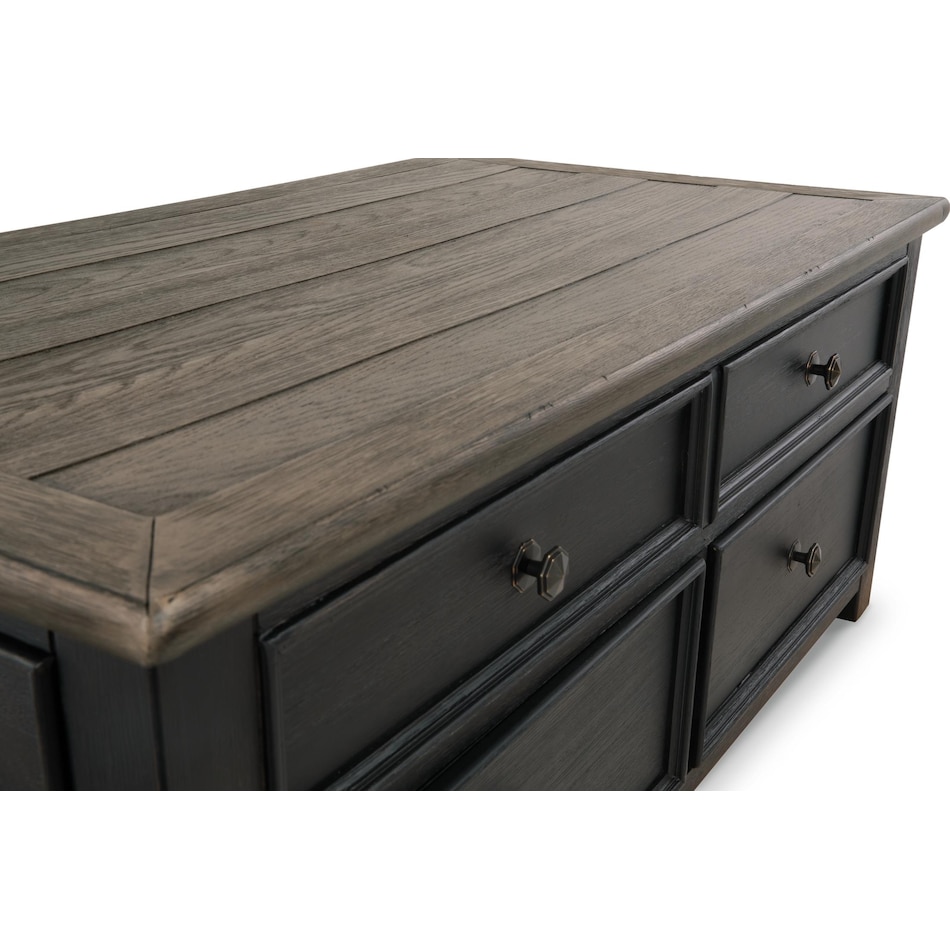 tyler creek black brown end table   