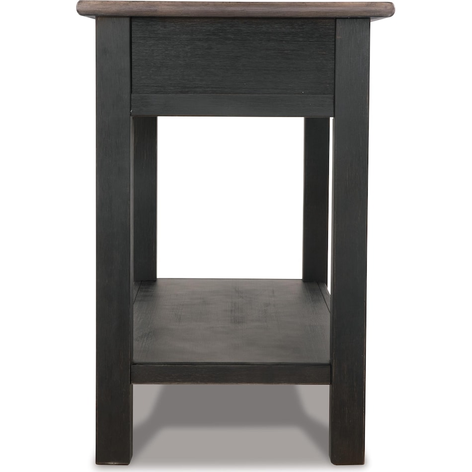 tyler creek black brown sofa table   