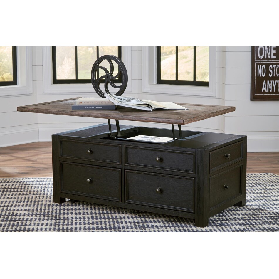 tyler creek black end table   