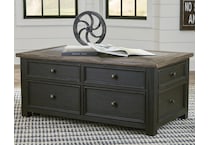 tyler creek black end table   