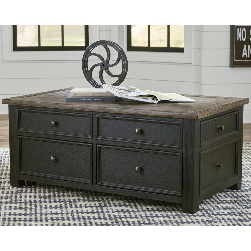 tyler creek black end table   