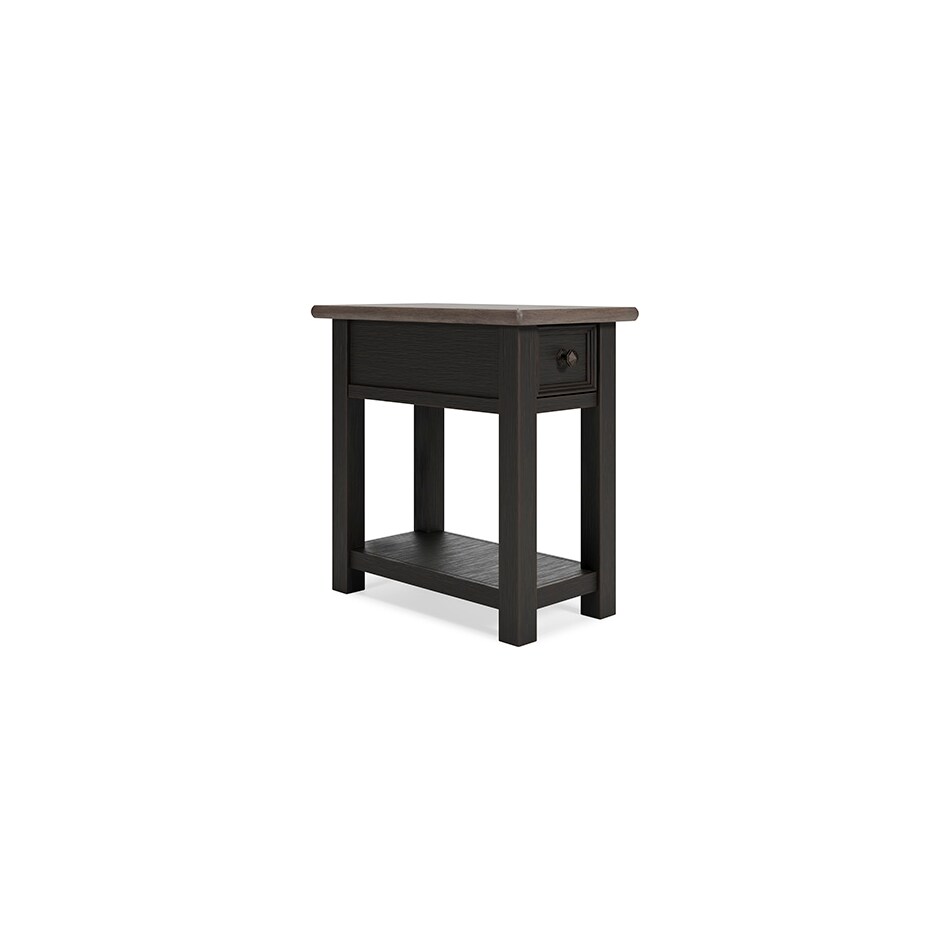 tyler creek brown chairside table   