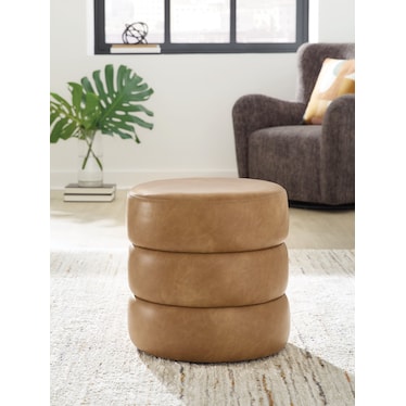 UMMI SWIVEL ACCENT OTTOMAN