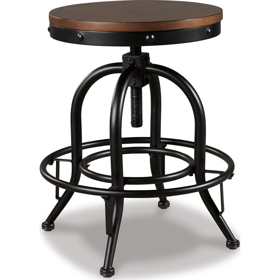 valeback brown black barstool   