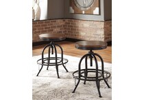 valeback brown black barstool   