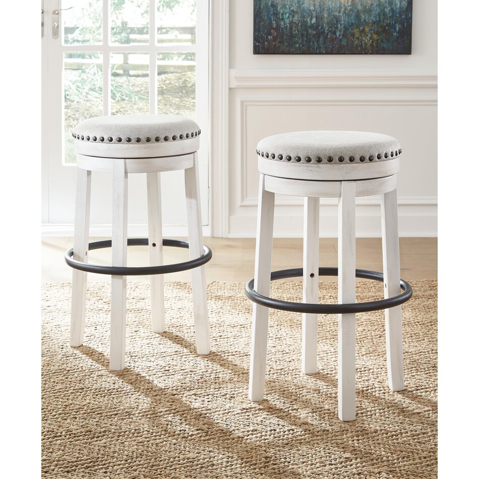 valebeck white barstool   