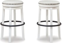 valebeck white barstool   