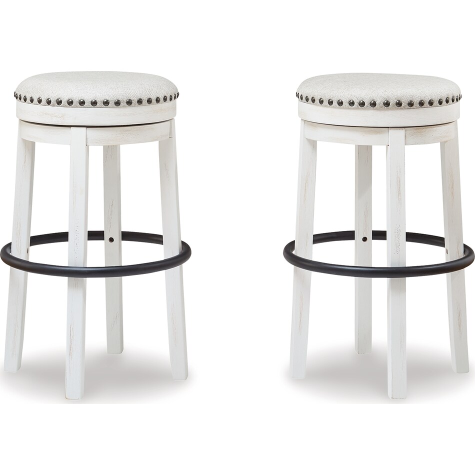 valebeck white barstool   