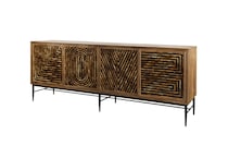 valentina  warm amber console   