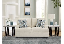 valerano parchment loveseat   