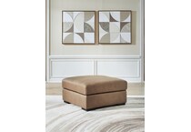 valerie tan leather ottoman   