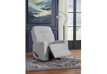 valeview grey rocker recliner   