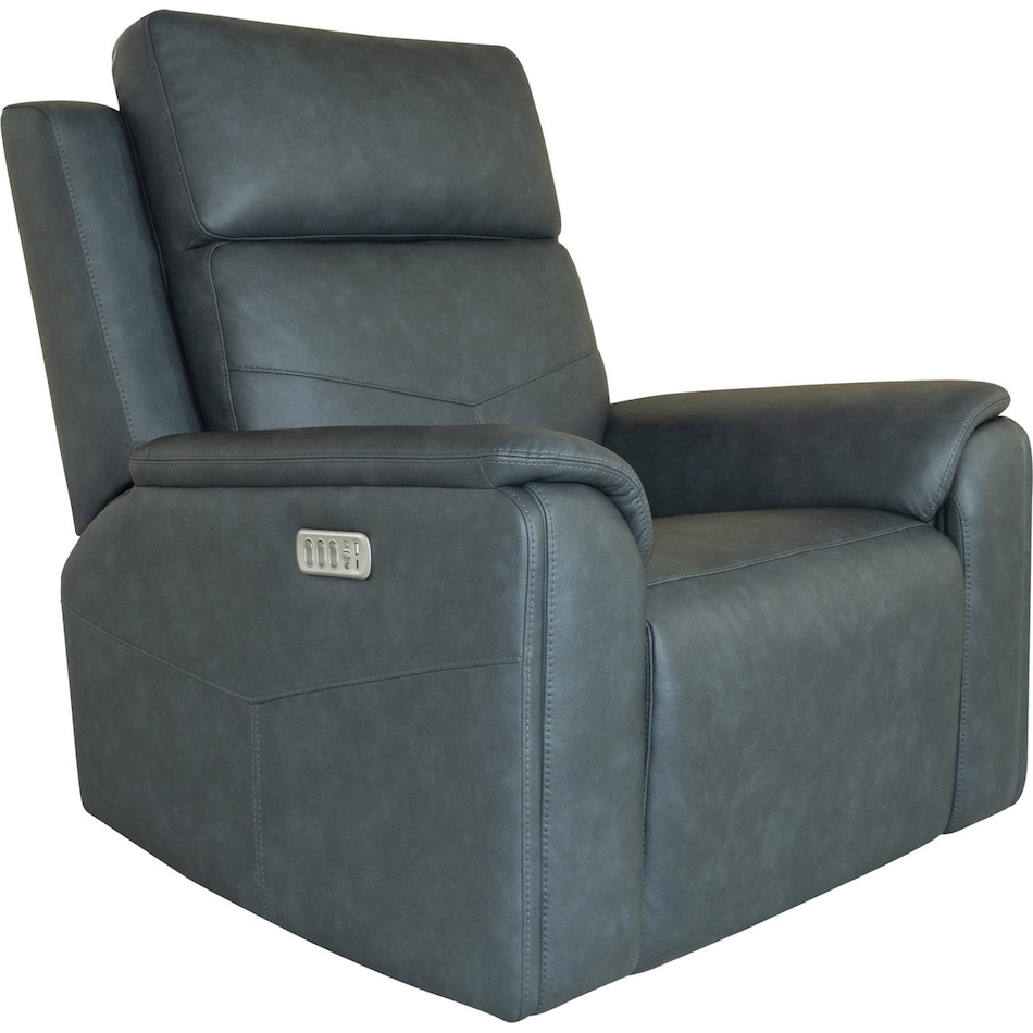 valor admiral power leather recliner   