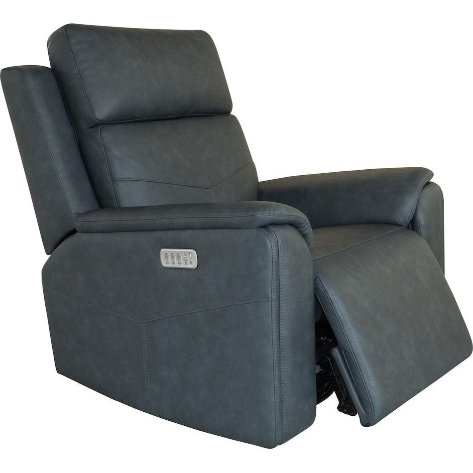 valor admiral power leather recliner   