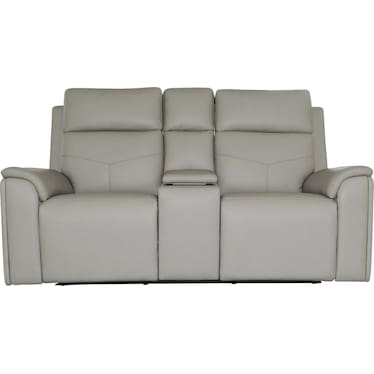 TIDWELL ZERO GRAVITY LEATHER POWER RECLINING LOVESEAT BY FLEXSTEEL